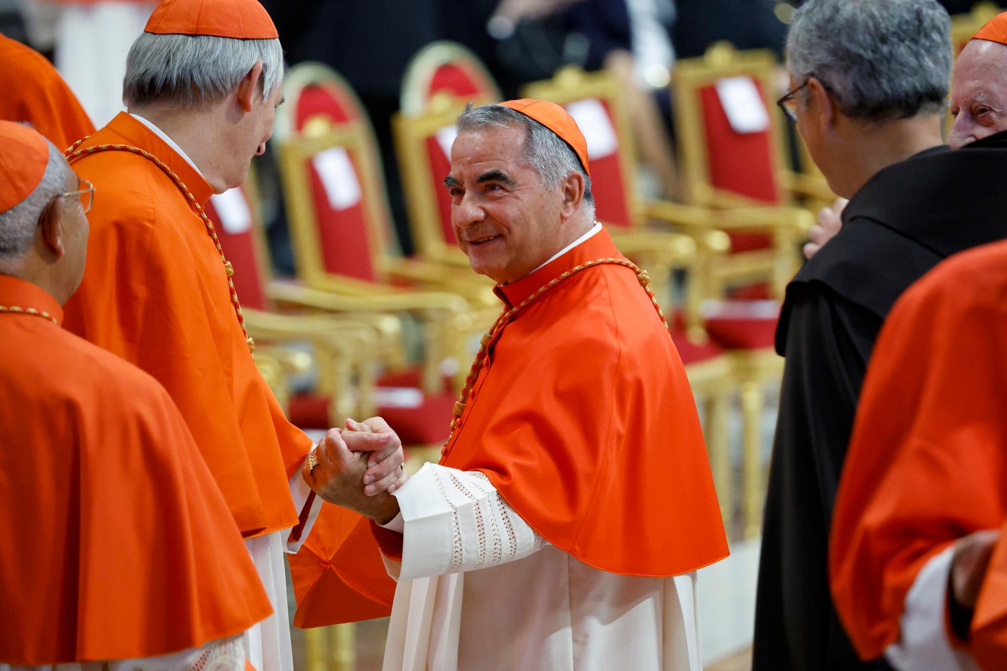 Il cardinale Angelo Becciu (Ansa - Frustaci)