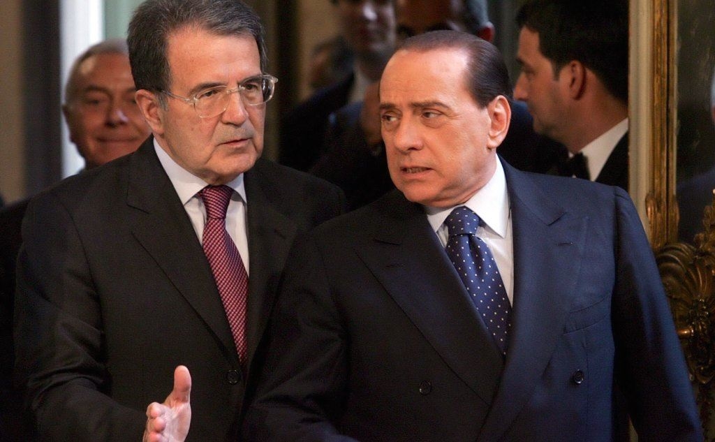 Il suo acerrimo nemico politico, Romano Prodi