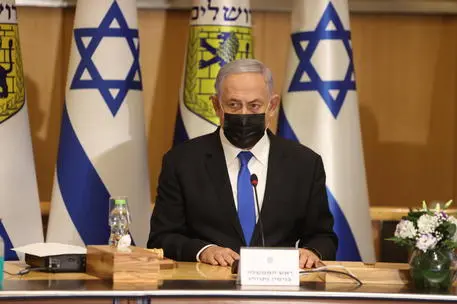 Il primo ministro israeliano Benjamin Netanyahu (foto Ansa)