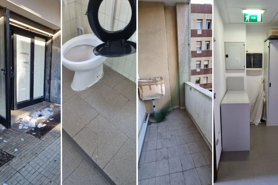 Degrado nella sede di Laore (L'Unione Sarda)