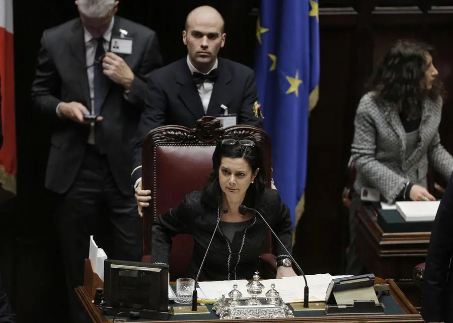 L'ex presidente della Camera, Laura Boldrini (Foto Ansa/Giuseppe Lami)
