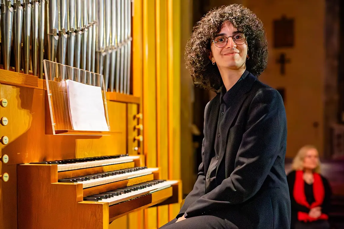 L'organista Stefano Melis Sechi (foto ufficio stampa)