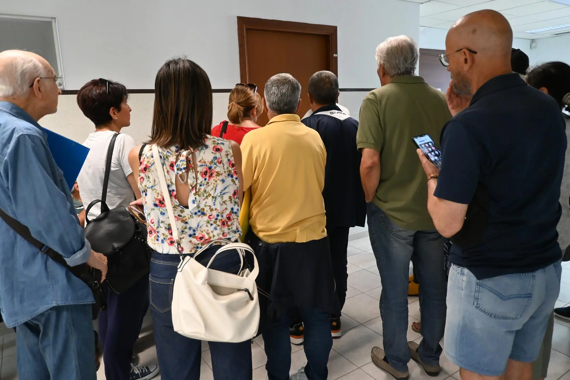 Tutti in coda (foto Chergia)