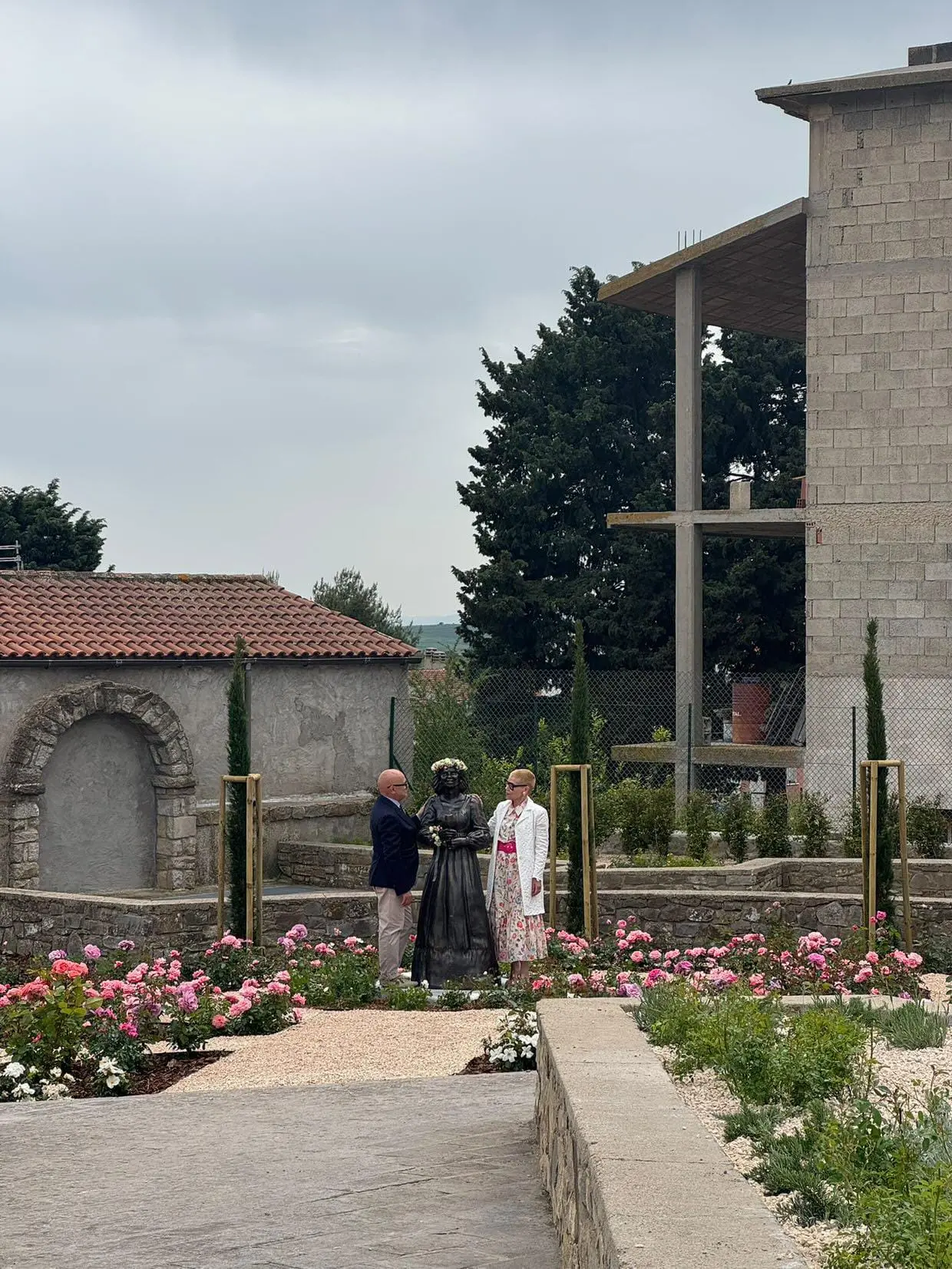 Gergei, piazza Carlotta Dessì - giornalista (Foto S. Gioia)
