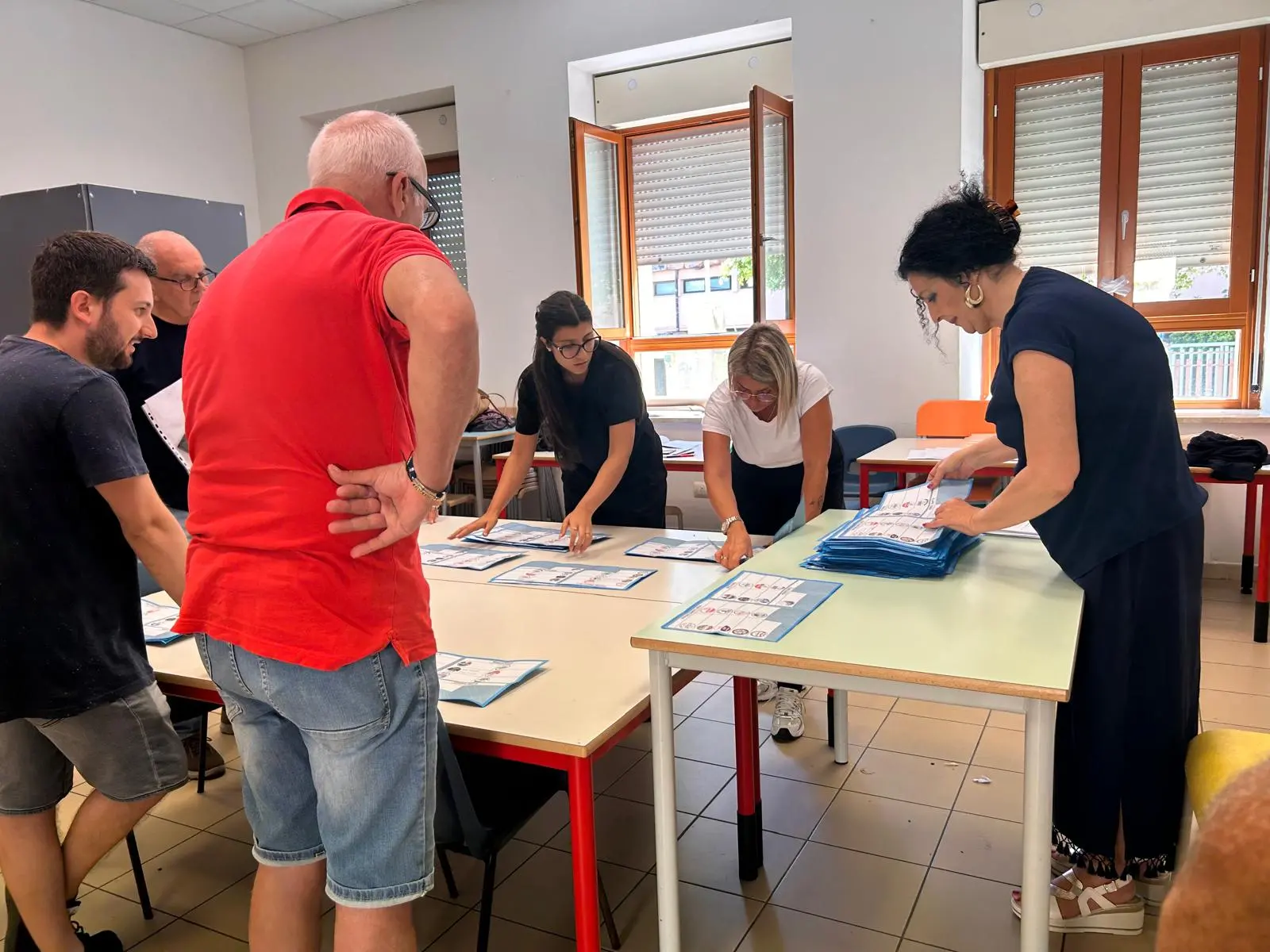 Iniziate le procedure di spoglio (Foto: Federica Lai)
