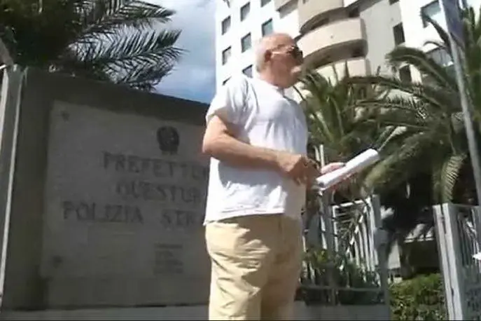 La protesta di Doddore Meloni