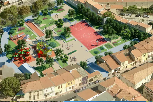 Rendeparco urbano di via Alghero (foto concessa)