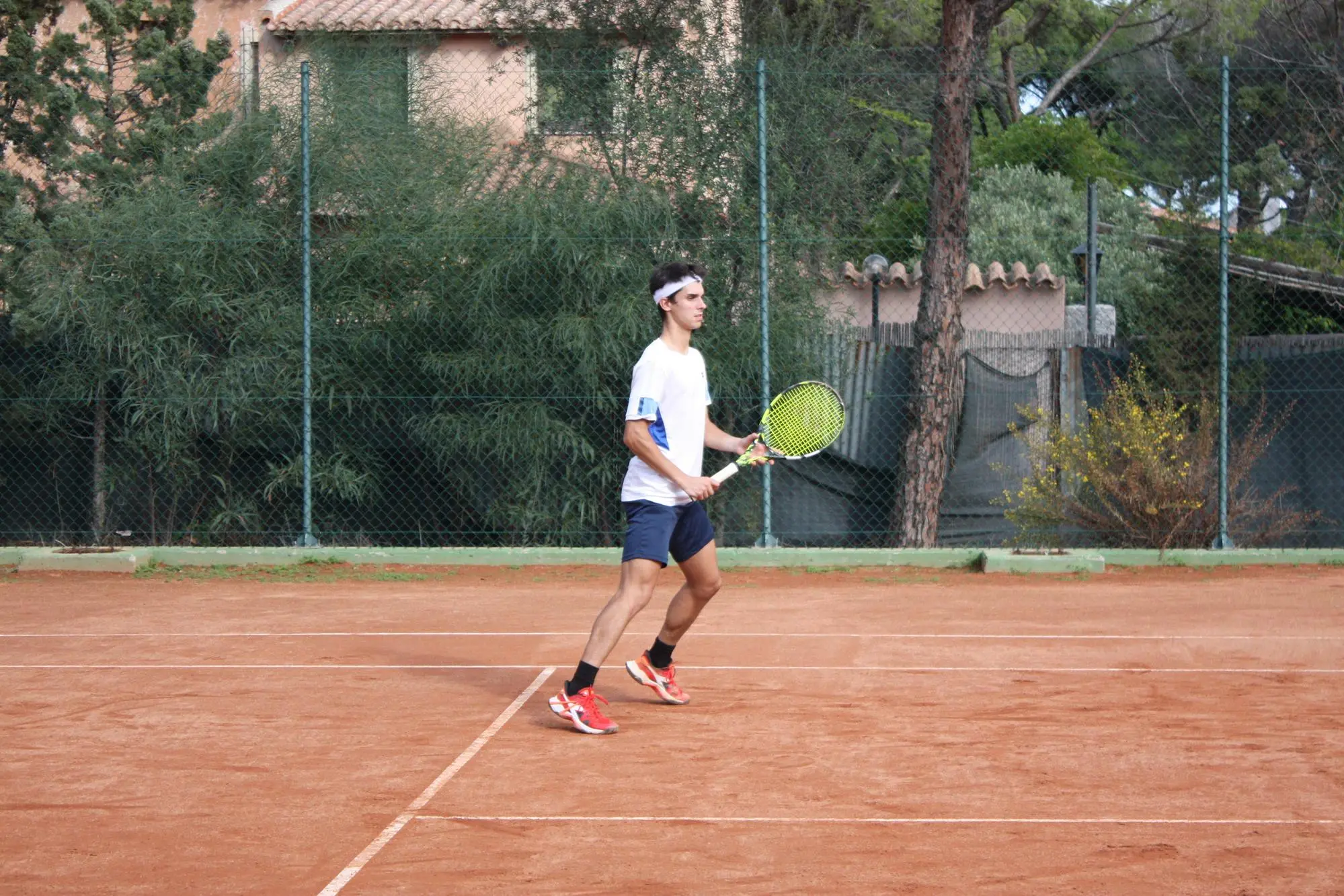 Niccolò Dessì in campo al Forte Village (foto Vanna Chessa)