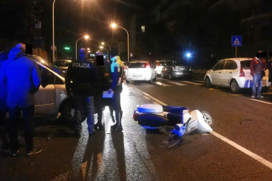 Il luogo dell'incidente