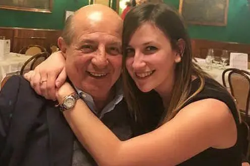 Giancarlo Magalli e Giada Fusaro (foto da Instagram)