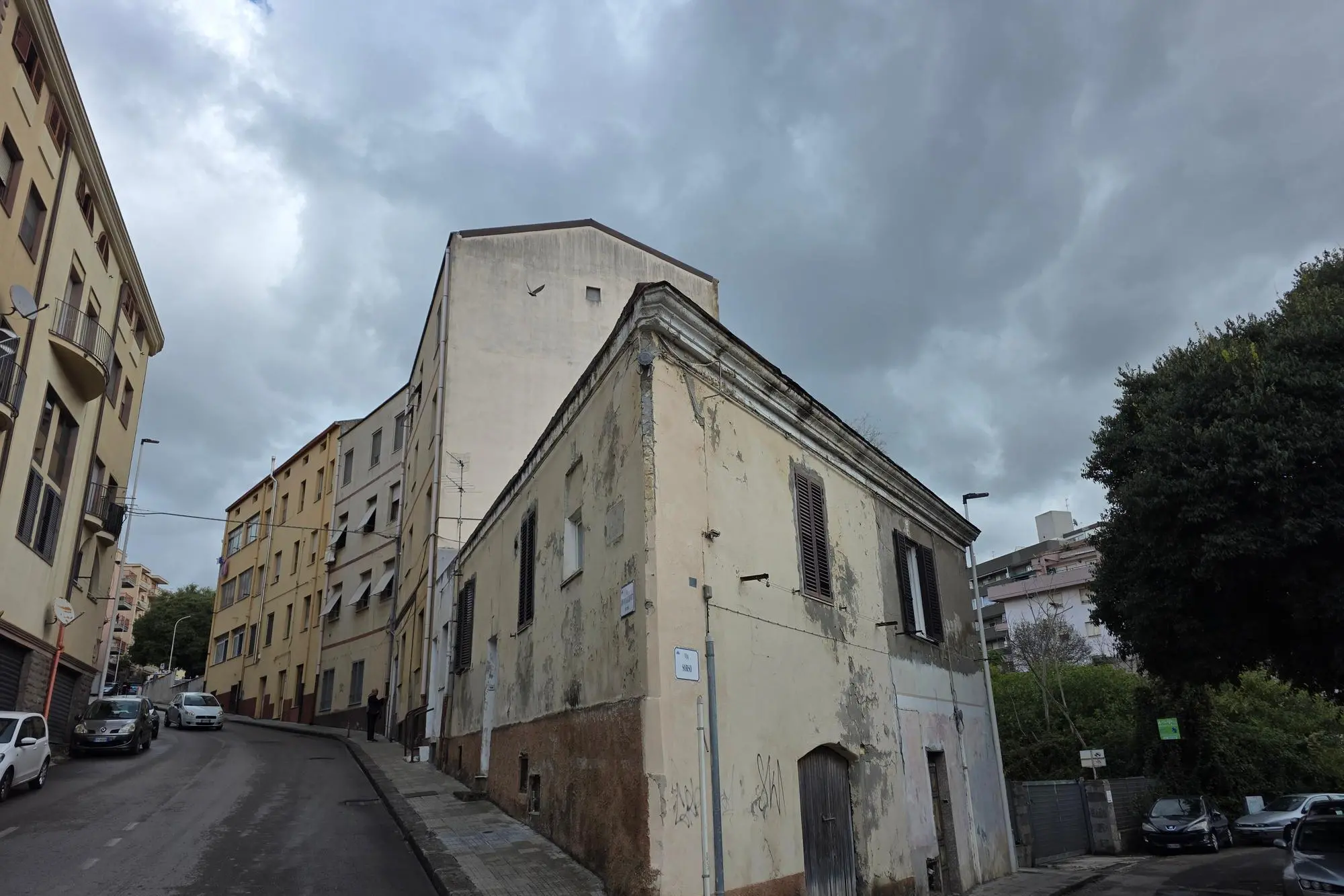 Via Marghinotti, luogo dell'accoltellamento