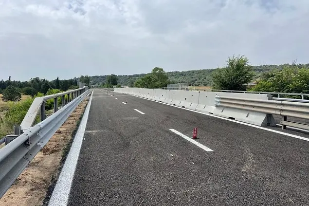 Il sovrappasso realizzato a Siligo (foto concessa)