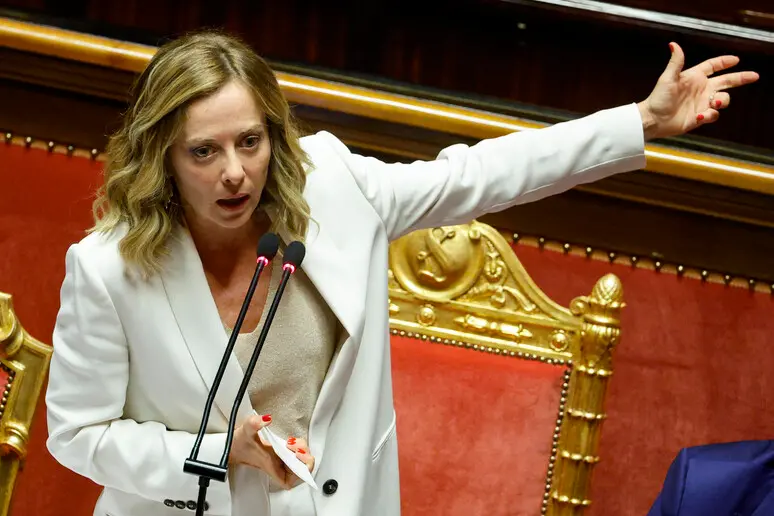 Giorgia Meloni, 49 anni (Ansa)