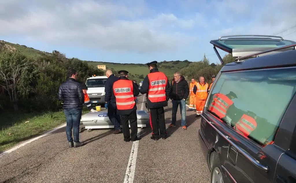Il luogo della tragedia (foto Calvi)