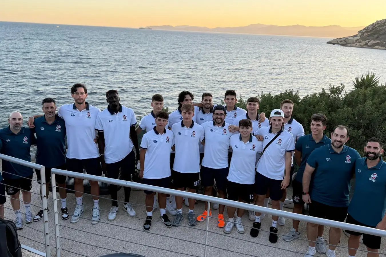 La presentazione dell'Esperia Cagliari a Calamosca