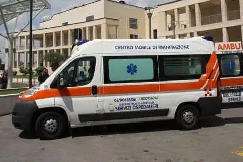 Un'ambulanza