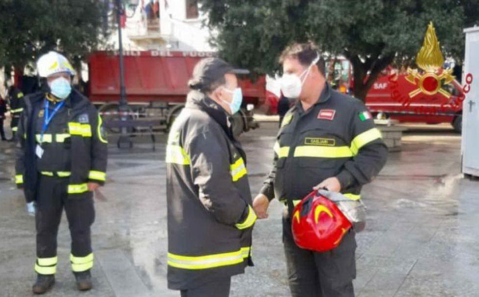 (foto vigili del fuoco di Cagliari)
