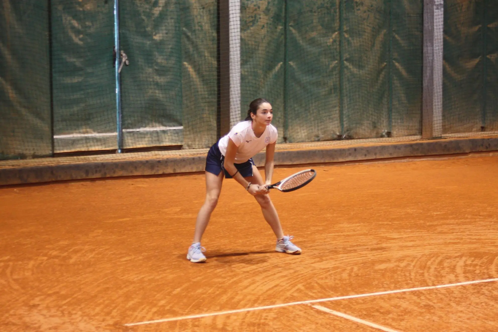 Marcella Dessolis in campo nella semifinale-scudetto (foto Antonio Burruni)