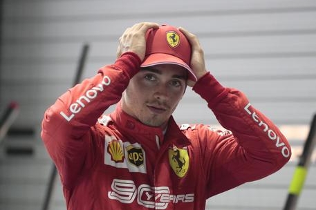 epa07859307 Monaco Formula One driver Charles Leclerc of Scuderia Ferrari is seen after the qualifying session of the Singapore Formula One Grand Prix in Singapore, 21 September 2019. Leclerc will start in pole position for the Singapore Formula One Grand Prix night race that will take place on 22 September 2019. EPA/WALLACE WOON
