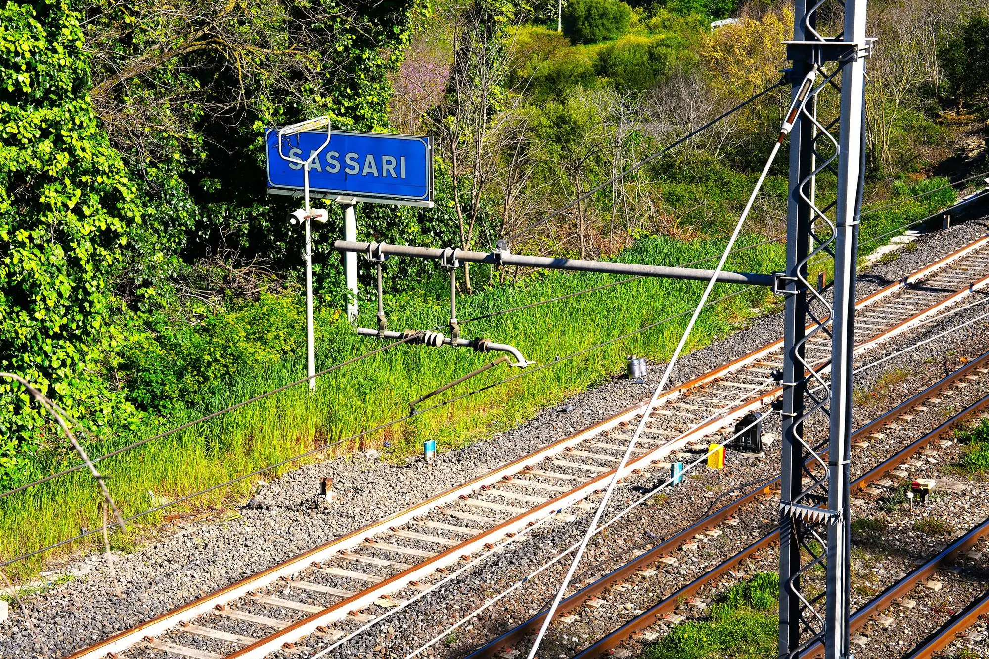 Tratto della rete ferroviaria di Sassari