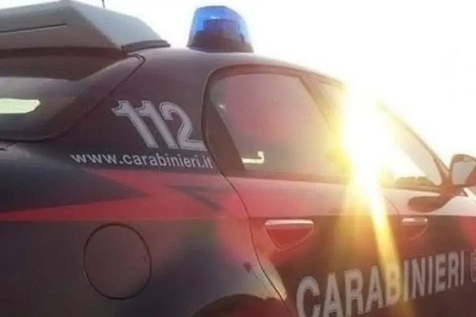Un'auto dei carabinieri di Tonara (L'Unione Sarda - Serreli)