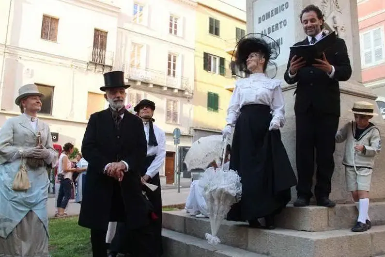 I costumi d'epoca (foto L'Unione Sarda - Pala)