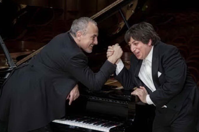 Al Verdi di Sassari i pianisti Ramin Bahrami e Danilo Rea