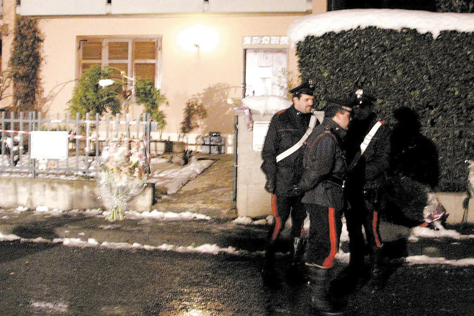 La villetta in cui è avvenuto il duplice omicidio a Novi Ligure (Ansa)