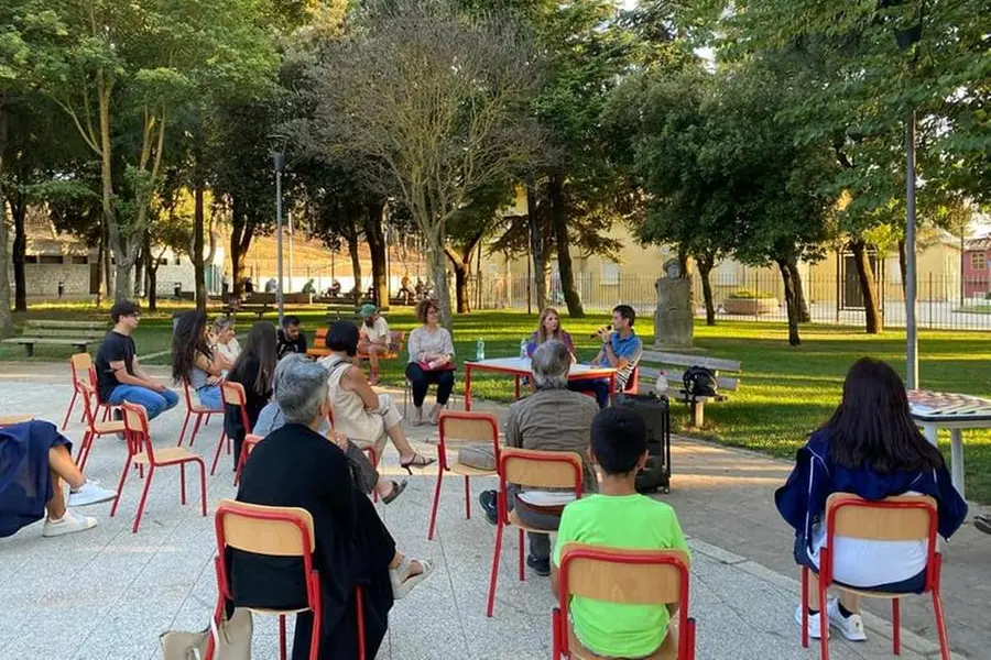 La serata a Burcei con Gianni Usai (foto del Comune)
