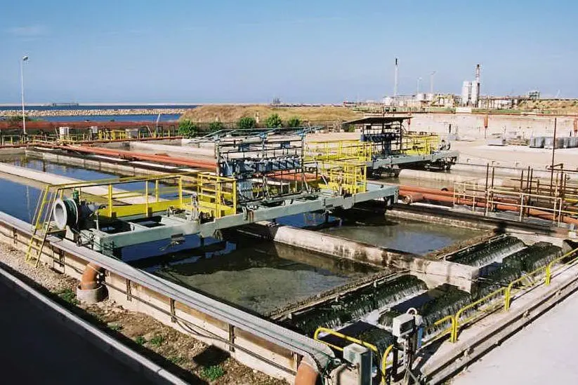 Il depuratore consortile (foto concessa)