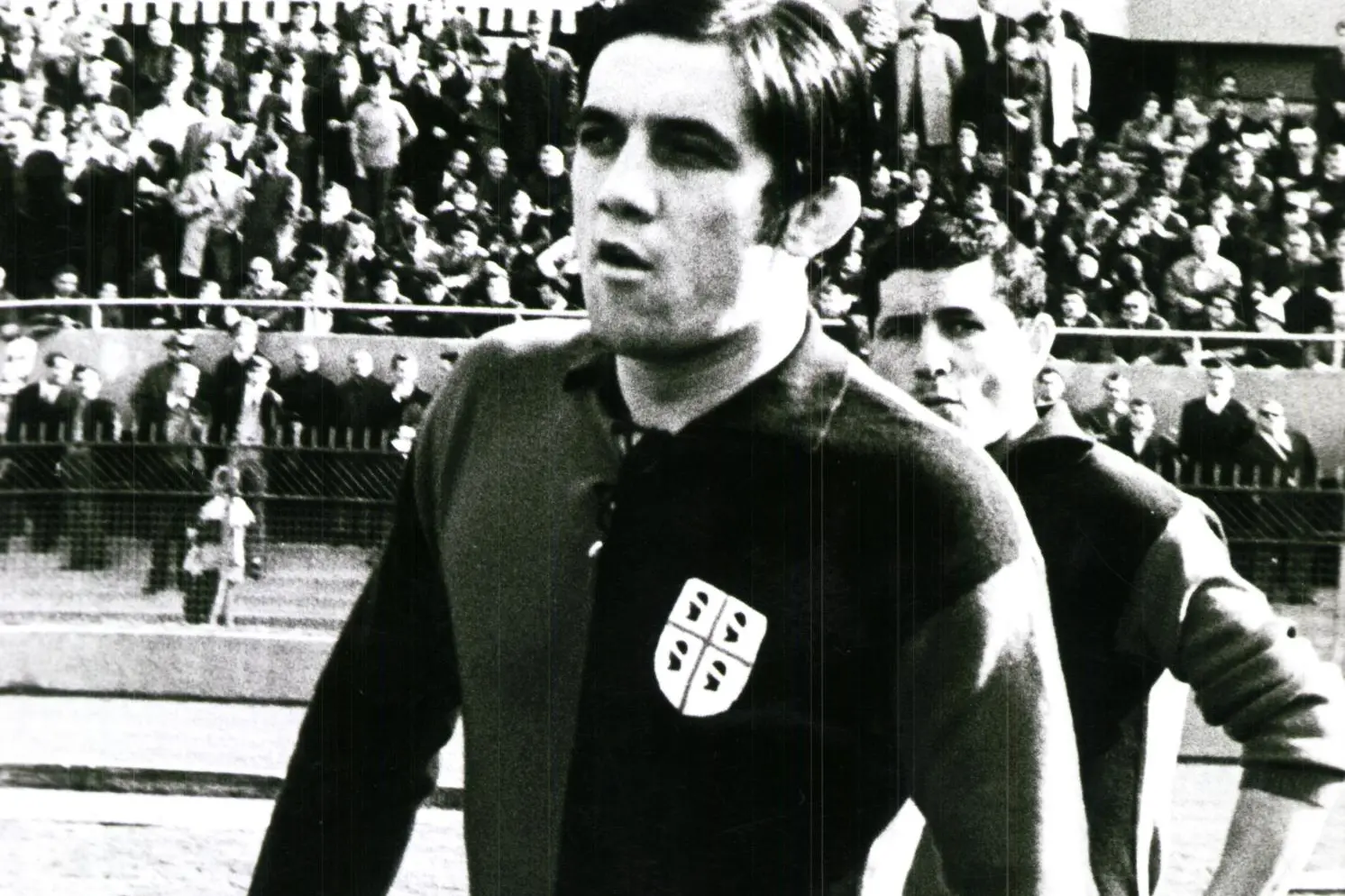 Roberto Boninsegna con la maglia del Cagliari (L'Unione Sarda)