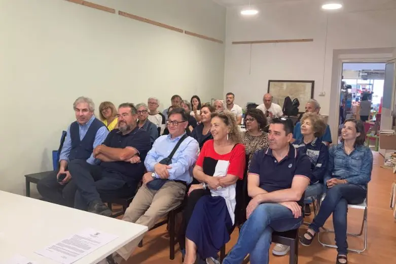 La presentazione dell'associazione Comunità Asinara (foto Pala)