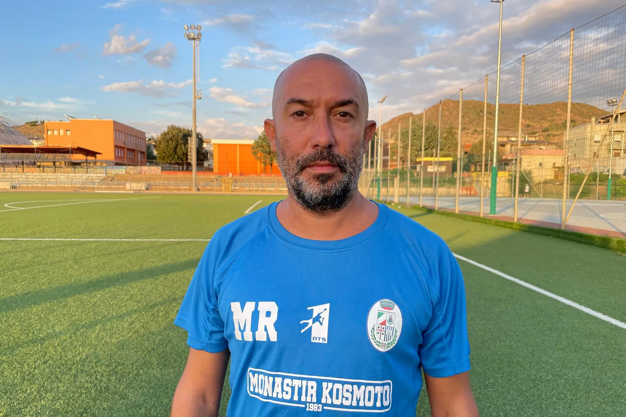 Tonio Madau, allenatore del Monastir (L'Unione Sarda - Spignesi)