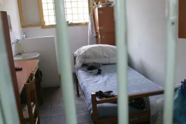 Una cella del carcere di Buoncammino