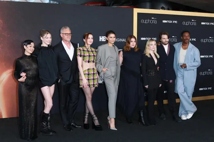 Il cast di Euphoria (Ansa - EPA/DAVID SWANSON)