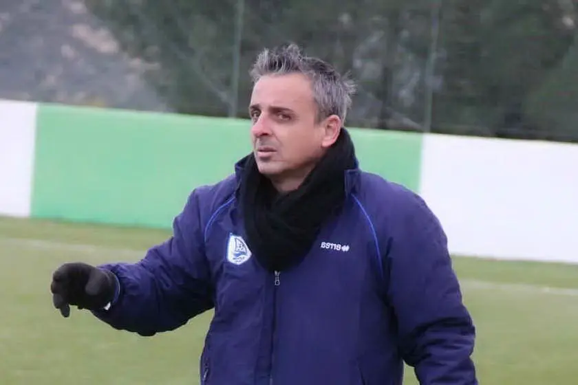 Raffaele Cerbone, allenatore del Budoni (L'Unione Sarda - foto Andrea Serreli)