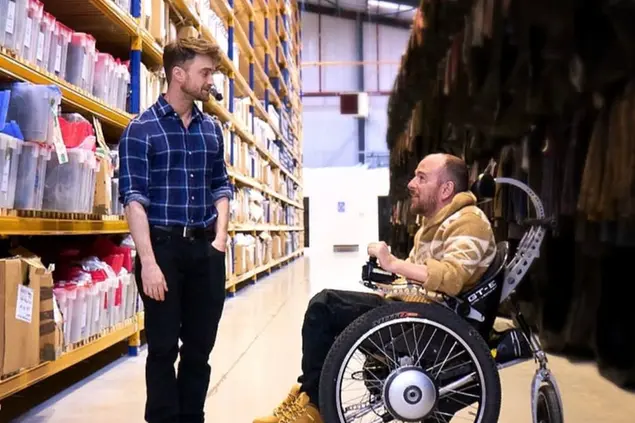 Daniel Radcliffe e David Holmes (foto Instagram - Hbo)