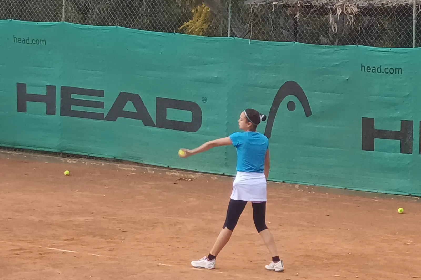 Sara Festa, protagonista del doppio vincente (foto Antonio Burruni)