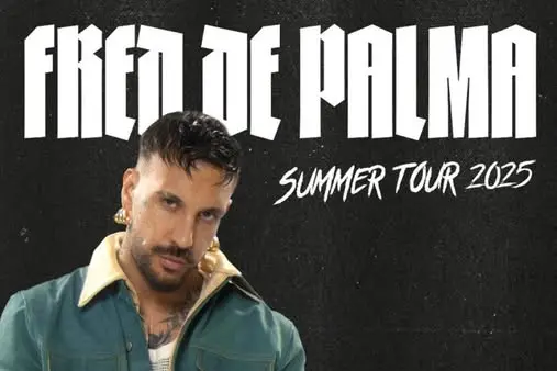 La locandina del concerto di Fred De Palma a La Maddalena