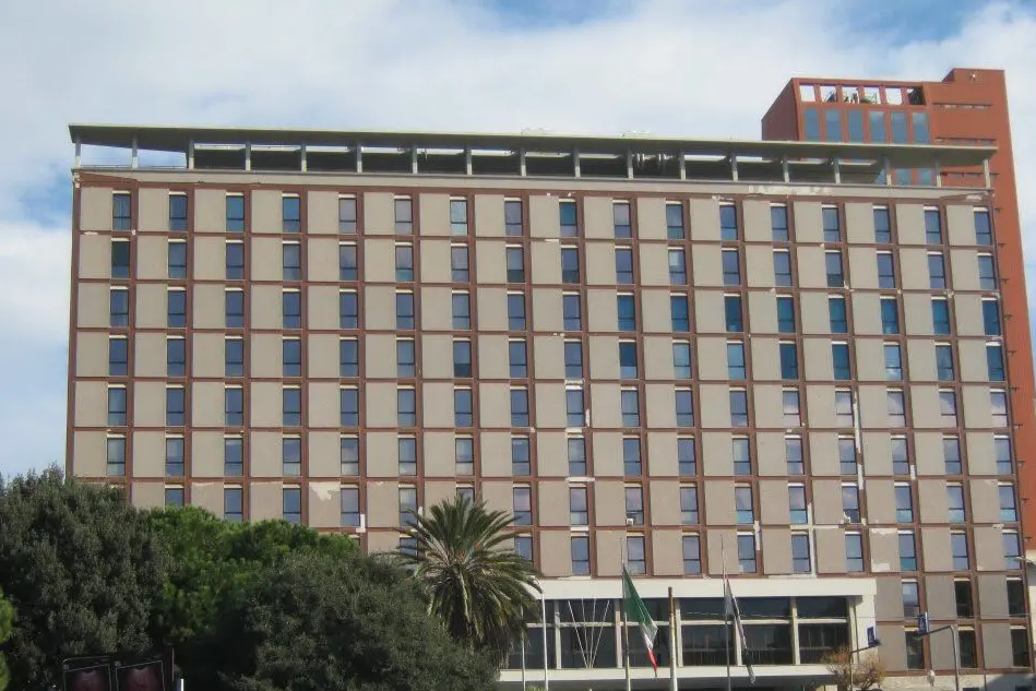 Il palazzo della Regione, a Cagliari