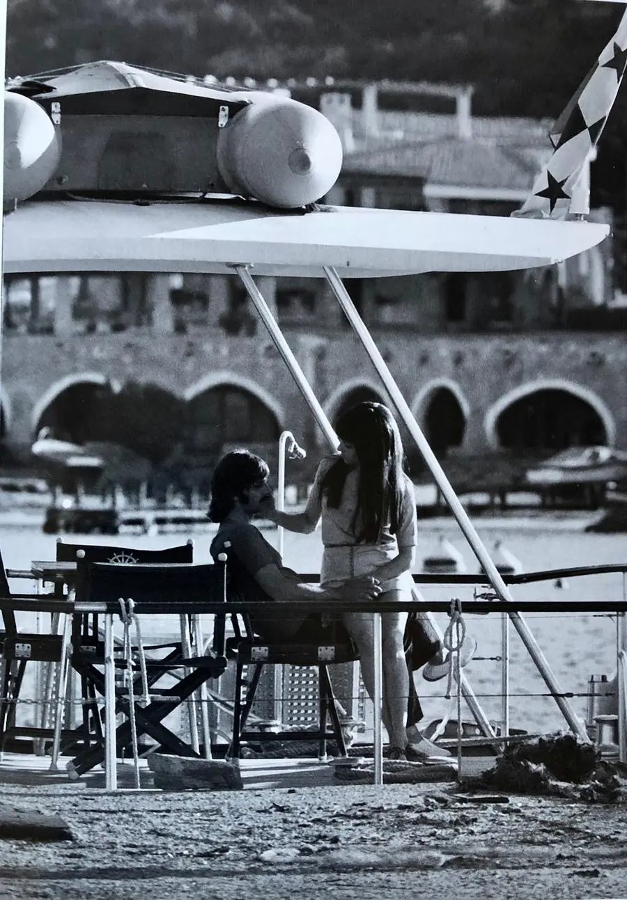 Ringo Starr con la moglie Maureen in Costa Smeralda (Foto concessa Archivio Nello Di Salvo@coast)
