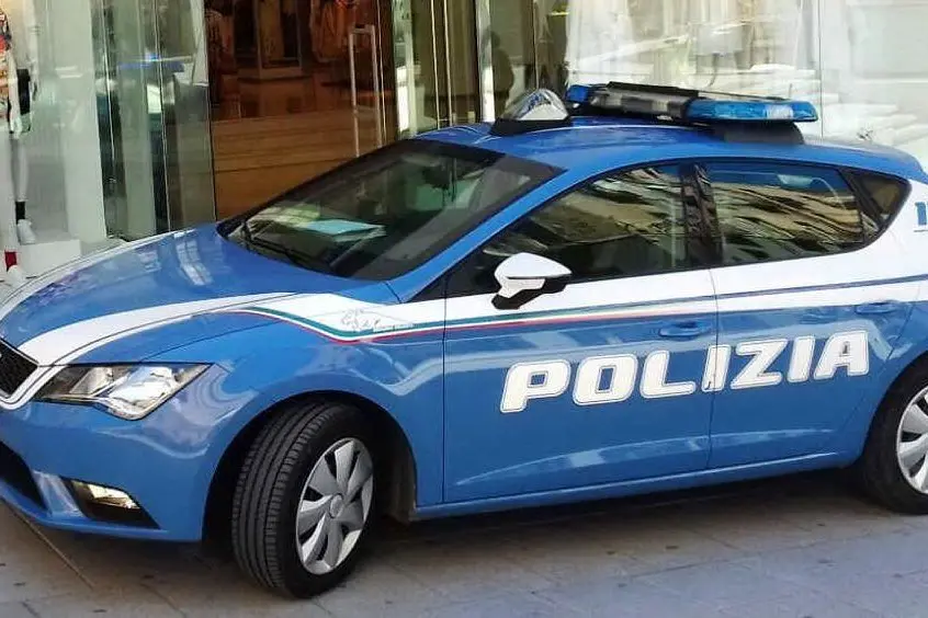 Una Volante (Archivio L'Unione Sarda)