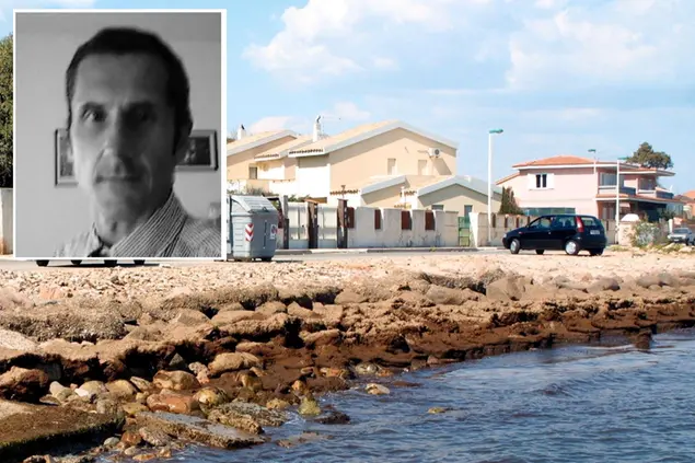 Una veduta di Torre degli Ulivi e, nel riquadro, Fabio Garavelli (L'Unione Sarda)