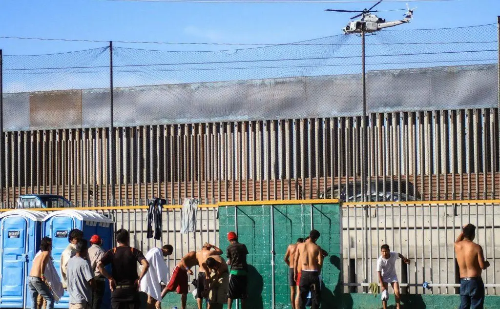 La città, al confine con gli Usa, è stata presa d'assalto dai migranti centroamericani