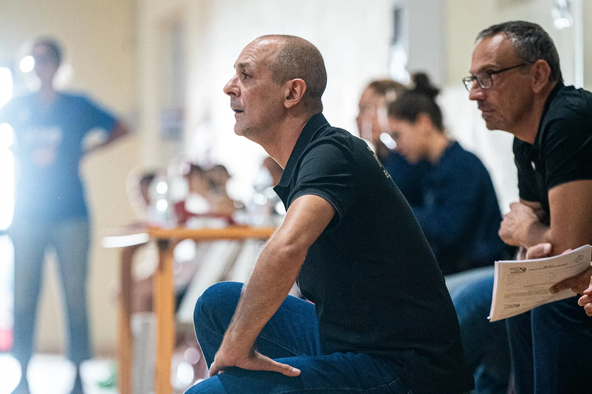 Gian Giorgio Cadoni, coach della Fenix Sassari (foto di Stefano Demartis)