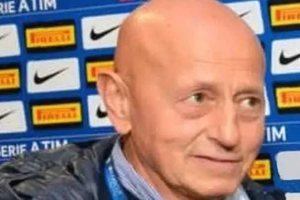 Germano Pozzati, ex arbitro, 71 anni (foto L'Unione Sarda - Tellini)