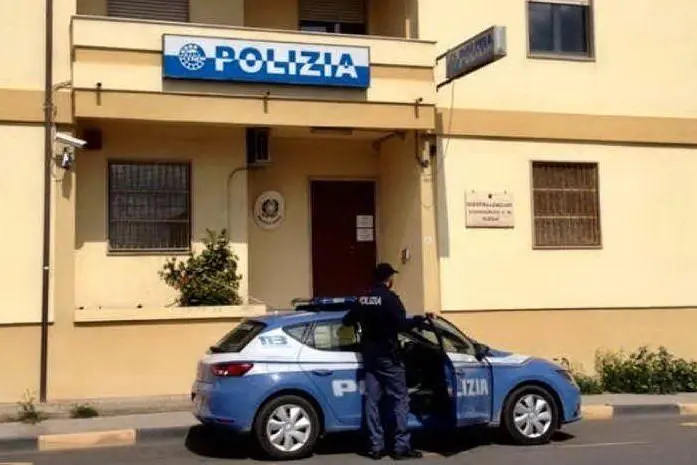 Die Polizeiwache von Iglesias (Archiv der Unione Sarda)
