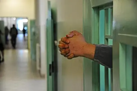 Un'immagine simbolica della cella di un carcere italiano . ANSA
