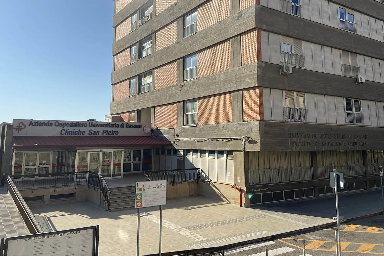 Aou Sassari, Clinica San Pietro (foto Calvi)