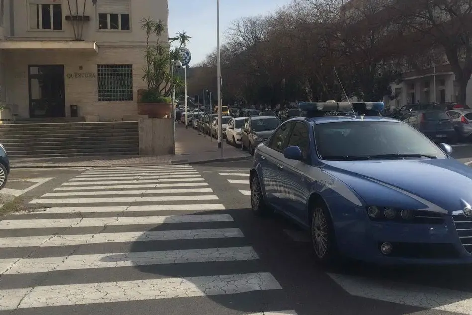 Una Volante (Archivio L'Unione Sarda)